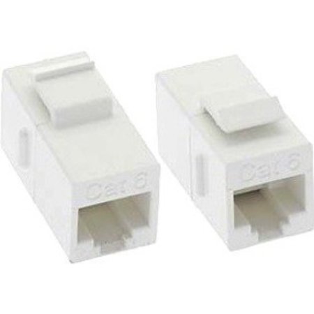 UNIRISE USA Cat5E Rj45 Keystone In-Line Coupler, Wht C5E-CPLR-WHT